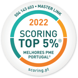 Certificado Masterlink 2022 para as melhores PME em Portugal.